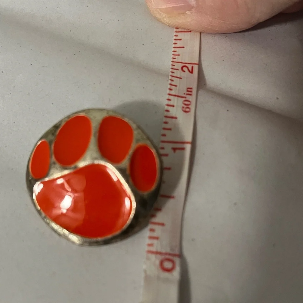 Clemson Tiger Paw Pin/Pendant - Picture 4 of 4